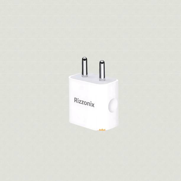 Rizzonix 20 W Quick Charge 2.4 A Single Port Mobile Charger with Detachable Cable