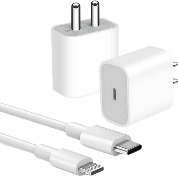Heatmor 20 W PD 3 A Wall Charger for Mobile with Detachable Cable