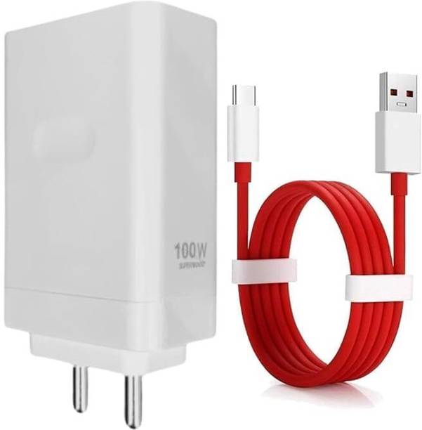 MARS 100 W SuperVOOC 9 A Wall Charger for Mobile with Detachable Cable
