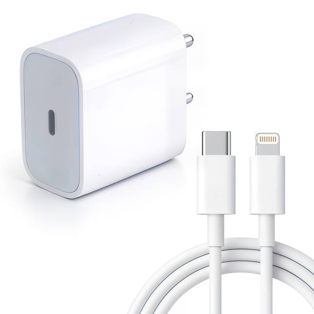 MAK 20 W Quick Charge 3.1 A Wall Charger for Mobile with Detachable Cable