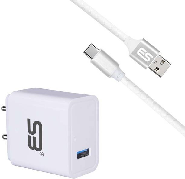 shopbucket 18 W Quick Charge 3 A Wall Charger for Mobile with Detachable Cable
