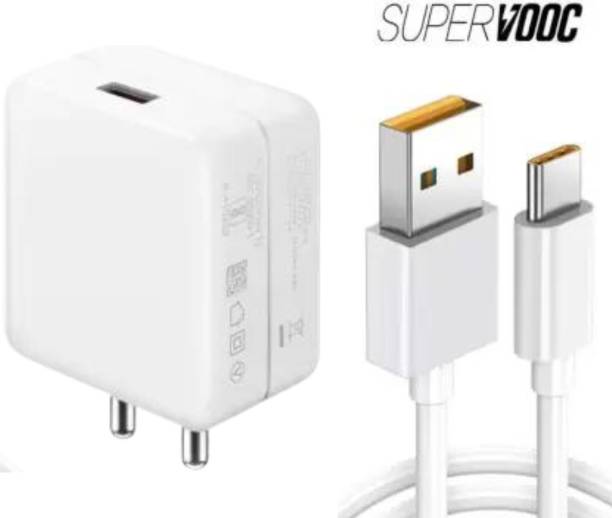 MAK 80 W SuperVOOC 4.8 A Mobile Charger with Detachable Cable