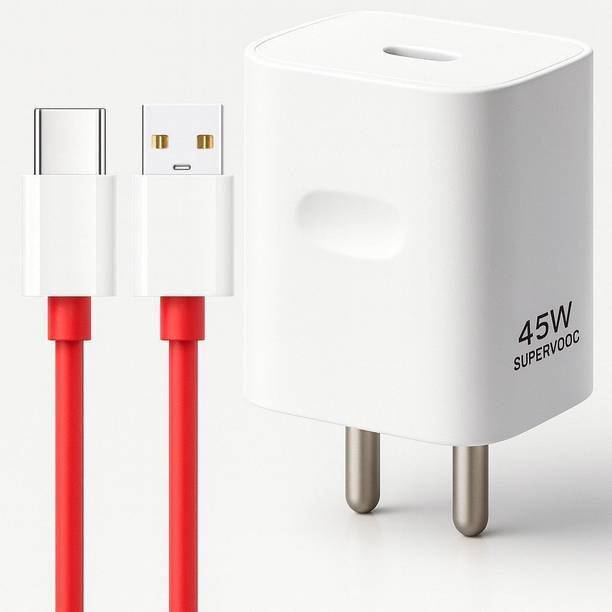 RVAT 45 W SuperVOOC 5 A Wall Charger for Mobile with Detachable Cable