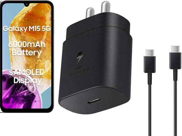 Zybux 25 W PD 3 A Wall Charger for Mobile with Detachable Cable