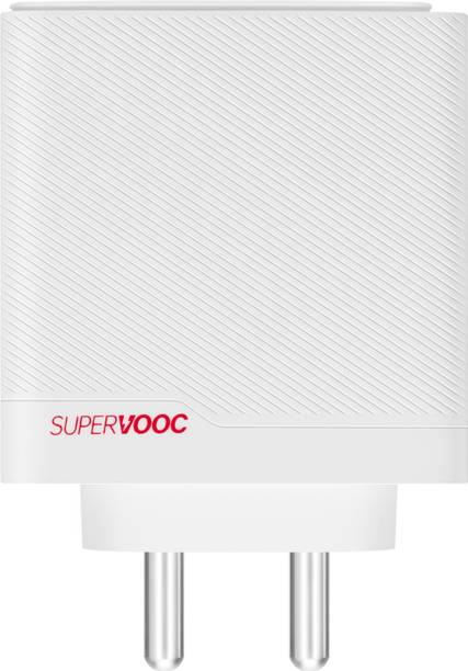 OnePlus 100 W SuperVOOC 20 A Wall Charger for Mobile with Detachable Cable