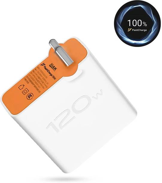 MAK 120 W Quick Charge 3 A Wall Charger for Mobile