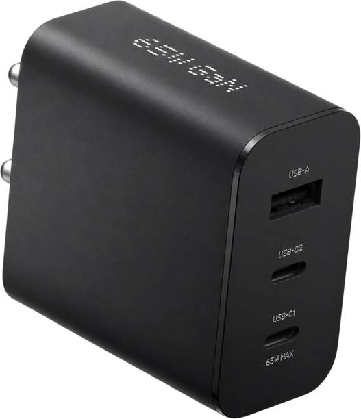 RETHGIF ORIGINAL 65 W GaN 6.5 A 3 Port Mobile Charger