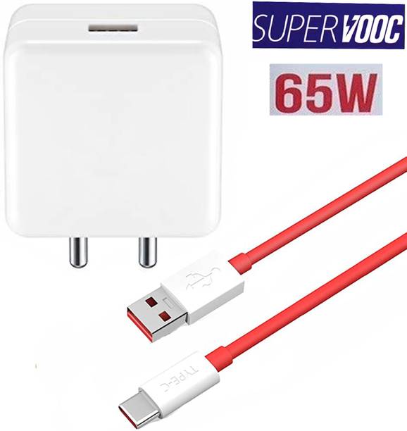 EliteGadgets 65 W SuperVOOC 6 A Wall Charger for Mobile with Detachable Cable