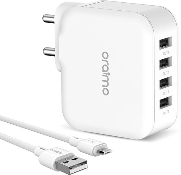 ORAIMO 18 W 5 A Wall Charger for Mobile with Detachable Cable