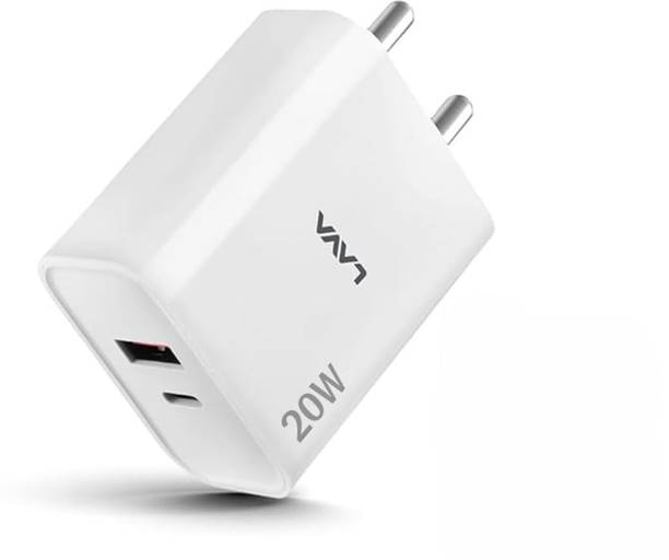 LAVA 18 W Qualcomm 3.0 3 A Wall Charger for Mobile with Detachable Cable