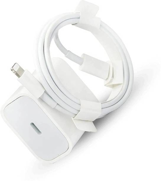 ryumux 20 W PD 2 A Wall Charger for Mobile with Detachable Cable