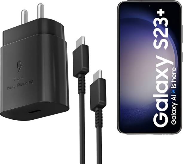 Zybux 25 W PD 3 A Wall Charger for Mobile with Detachable Cable