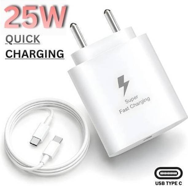 MGEdge 25 W Supercharge 3 A Wall Charger for Mobile with Detachable Cable