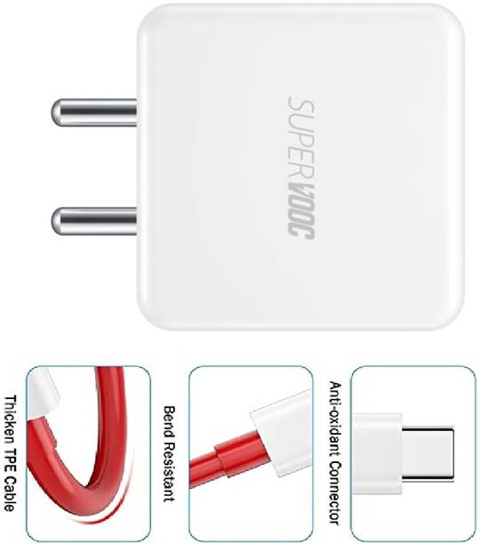 Tiagun 65 W SuperVOOC 6 A Wall Charger for Mobile with Detachable Cable