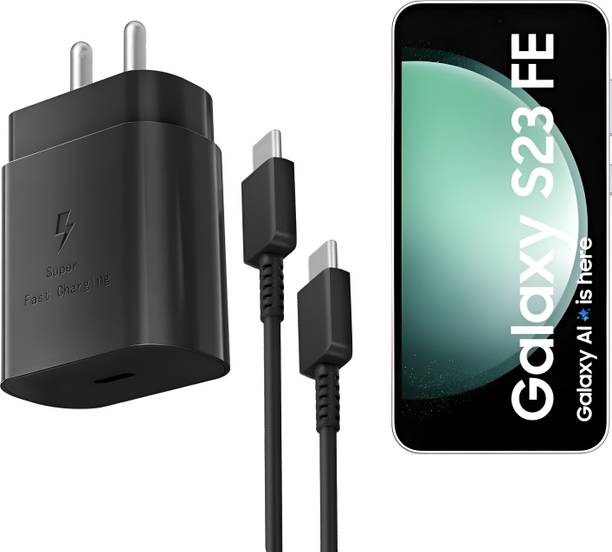 Zybux 25 W PD 3 A Wall Charger for Mobile with Detachable Cable