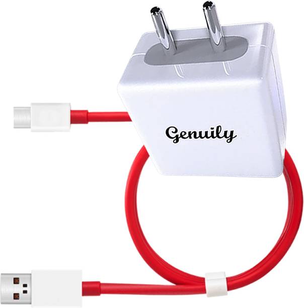 Genuily 80 W SuperVOOC 6 A Wall Charger for Mobile with Detachable Cable