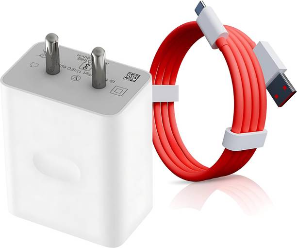 MAK 33 W SuperVOOC 6 A Wall Charger for Mobile with Detachable Cable