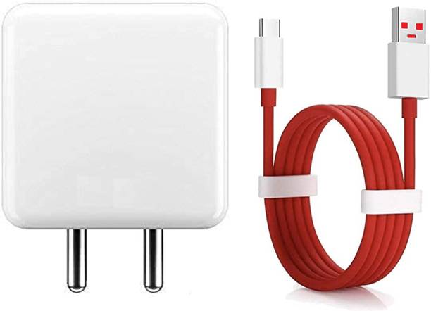 OnePlus 80 W SuperVOOC 7.3 A Wall Charger for Mobile with Detachable Cable