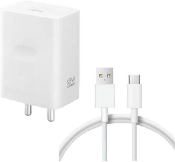 OPPO 33 W SuperVOOC 3 A Wall Charger for Mobile with Detachable Cable