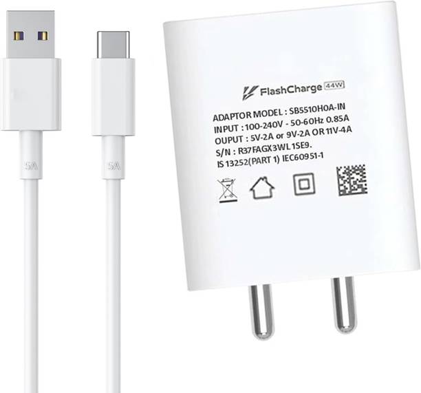 VOLTDIC 44 W Quick Charge 6 A Wall Charger for Mobile with Detachable Cable
