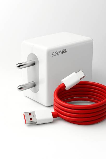 CLAT 80 W SuperVOOC 7.3 A Wall Charger for Mobile with Detachable Cable
