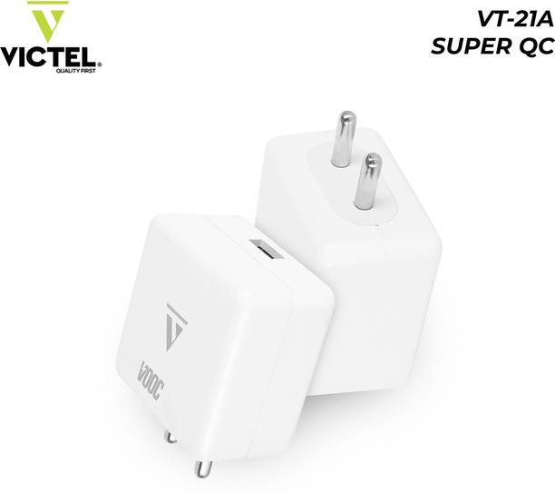 VICTEL 22.5 W VOOC 4 A Wall Charger for Mobile with Detachable Cable