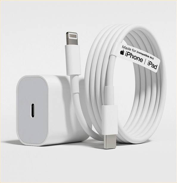 Amozkart 20 W PD 6 A Wall Charger for Mobile with Detachable Cable