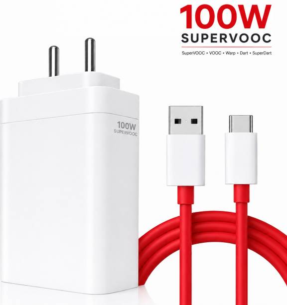 SB 100 W SuperVOOC 9 A Wall Charger for Mobile with Detachable Cable