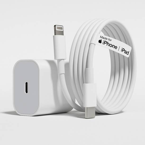 RVAT 20 W PD 3 A Wall Charger for Mobile with Detachable Cable