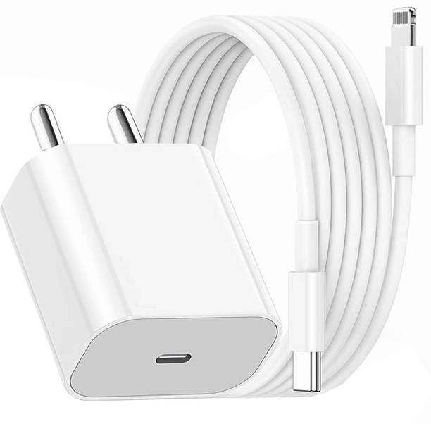 RVAT 20 W Quick Charge 3 A Wall Charger for Mobile with Detachable Cable