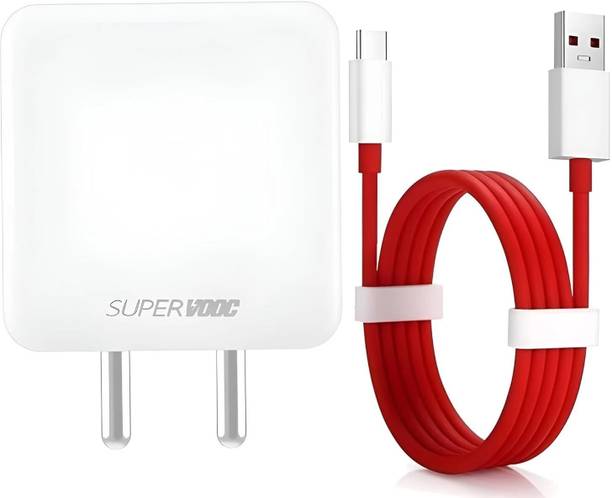 Zybux 65 W SuperVOOC 6 A Wall Charger for Mobile with Detachable Cable