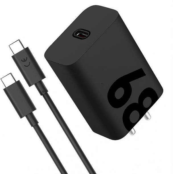Kizzy 68 W TurboPower 3.0 5 A Wall Charger for Mobile with Detachable Cable