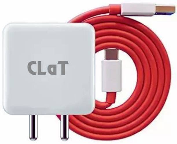CLAT 33 W Warp 4 A Wall Charger for Mobile with Detachable Cable