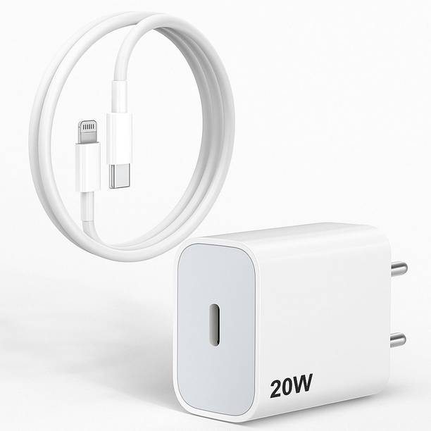 RVAT 20 W PD 3 A Wall Charger for Mobile with Detachable Cable