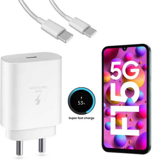 MAK 25 W Quick Charge 3.1 A Wall Charger for Mobile with Detachable Cable