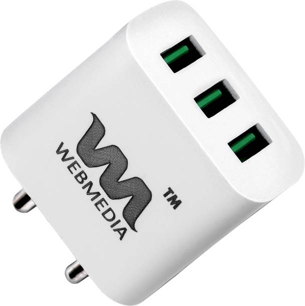 WebMedia 28 W Adaptive Charging 3.4 A Wall Charger for Mobile