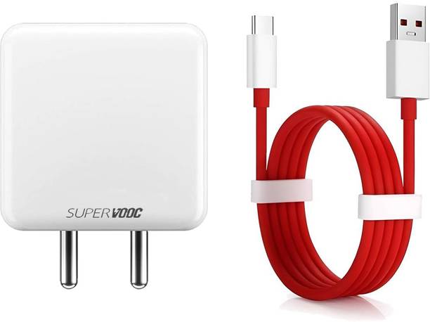 RVAT 80 W SuperVOOC 7.3 A Wall Charger for Mobile with Detachable Cable