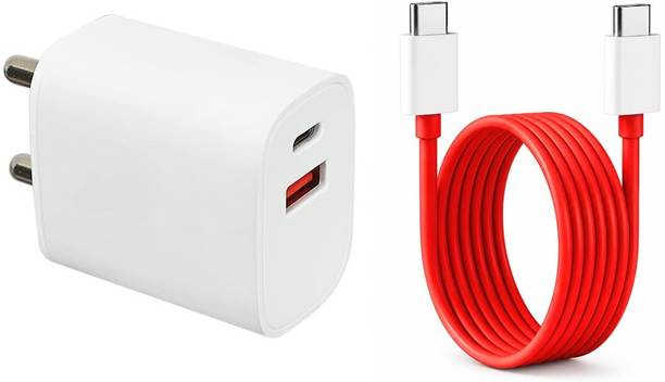 OnePlus 80 W SuperVOOC 7.3 A Wall Charger for Mobile with Detachable Cable