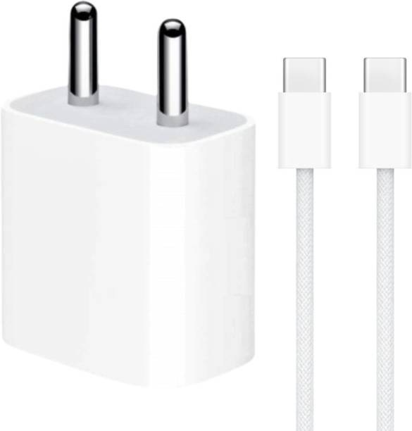 ryumux 20 W PD 2 A Wall Charger for Mobile with Detachable Cable