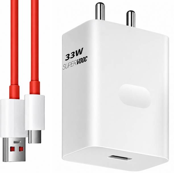 SeGold 33 W SuperVOOC 3 A Wall Charger for Mobile with Detachable Cable