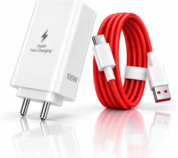 Sulania 100 W SuperVOOC 9 A Wall Charger for Mobile with Detachable Cable