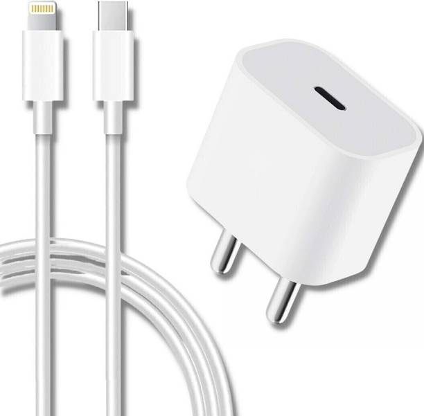 MAK 20 W Quick Charge 3.1 A Wall Charger for Mobile with Detachable Cable