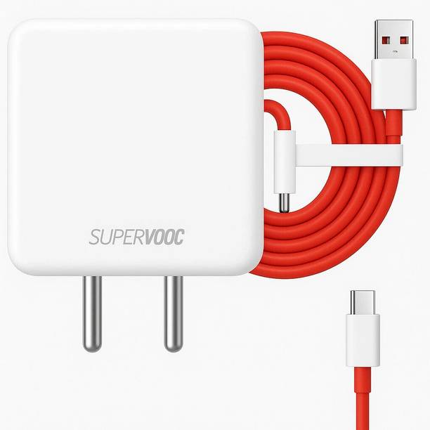 RAPIDVOLT 80 W SuperVOOC 6 A Wall Charger for Mobile with Detachable Cable