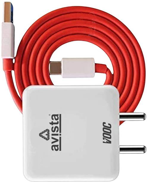Avista 65 W VOOC 6 A Wall Charger for Mobile with Detachable Cable