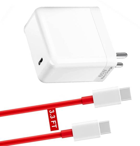 Zybux 65 W SuperVOOC 6 A Wall Charger for Mobile with Detachable Cable