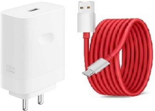 OnePlus 100 W SuperVOOC 9 A Wall Charger for Mobile with Detachable Cable