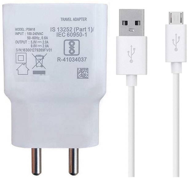TROST 18 W Quick Charge 3 A Wall Charger for Mobile with Detachable Cable