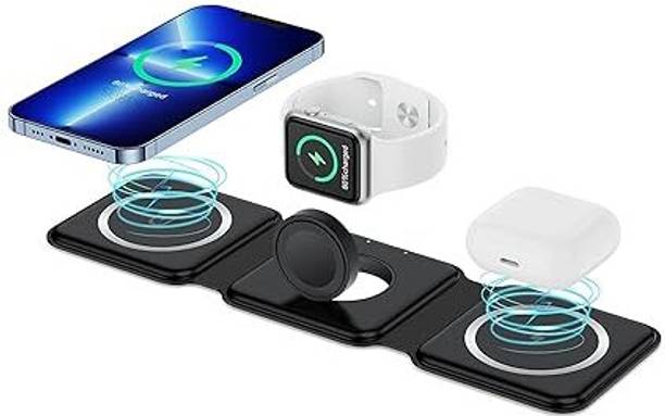 X88 Pro 3 in 1 Magnetic Foldable Mag-Safe Wireless Charger Charging Pad