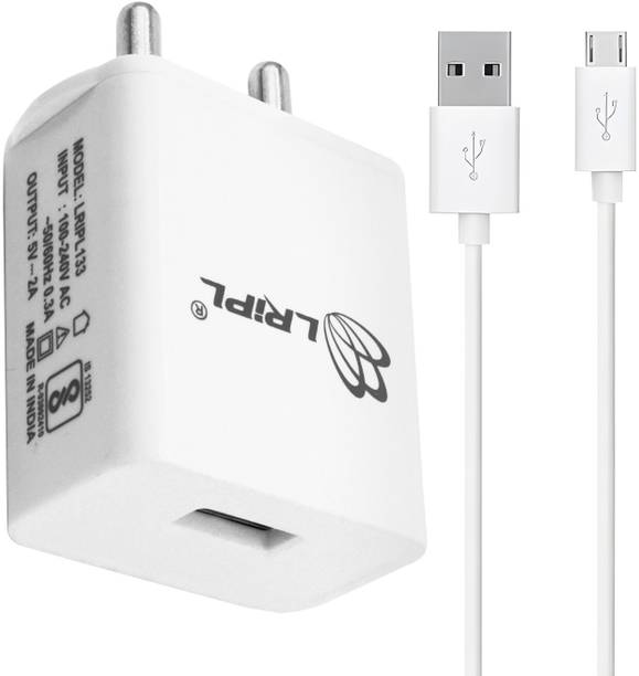 LRIPL 10 W 2 A Wall Charger for Mobile with Detachable Cable