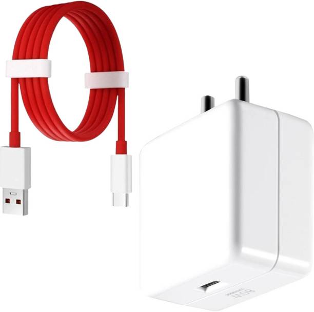 XYZAL ORIGINAL 80 W SuperVOOC 8 A Wall Charger for Mobile with Detachable Cable